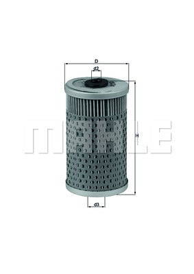 MAHLE OX 34D OIL  FILTER 