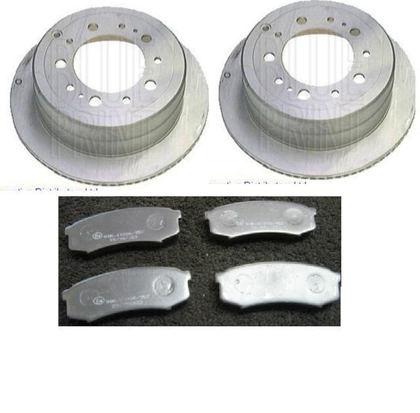 FOR LEXUS LX470 TOYOTA LANDCRUISER AMAZON 4.2TD V8 REAR BRAKE DISC& PADS