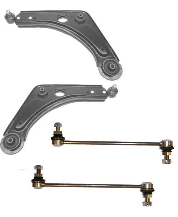 FOR FORD ESCORT MK5 6 7 1990-2001 2 LOWER WISHBONE ARMS 2 ANTI ROLL BAR LINKS