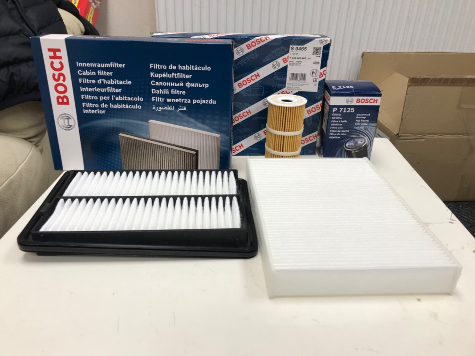 FOR NISSAN QASHQAI 1.6DCI OIL FILTER AIR POLLEN CABIN FILTER SERVICE KIT 