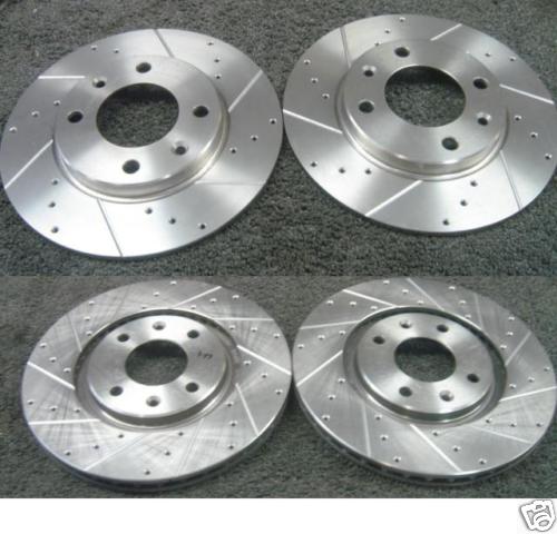 PEUGEOT 206 GTI 180 DRILLED  BRAKE DISC  BRAKE PADS