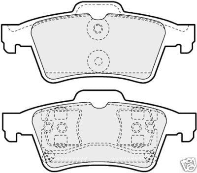 FOR MAZDA 3 MINTEX REAR BRAKE PADS FULL SET NEW 