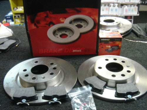 PEUGEOT 407 HDI V6 MINTEX REAR BRAKE DISC REAR BRAKE PADS REAR 