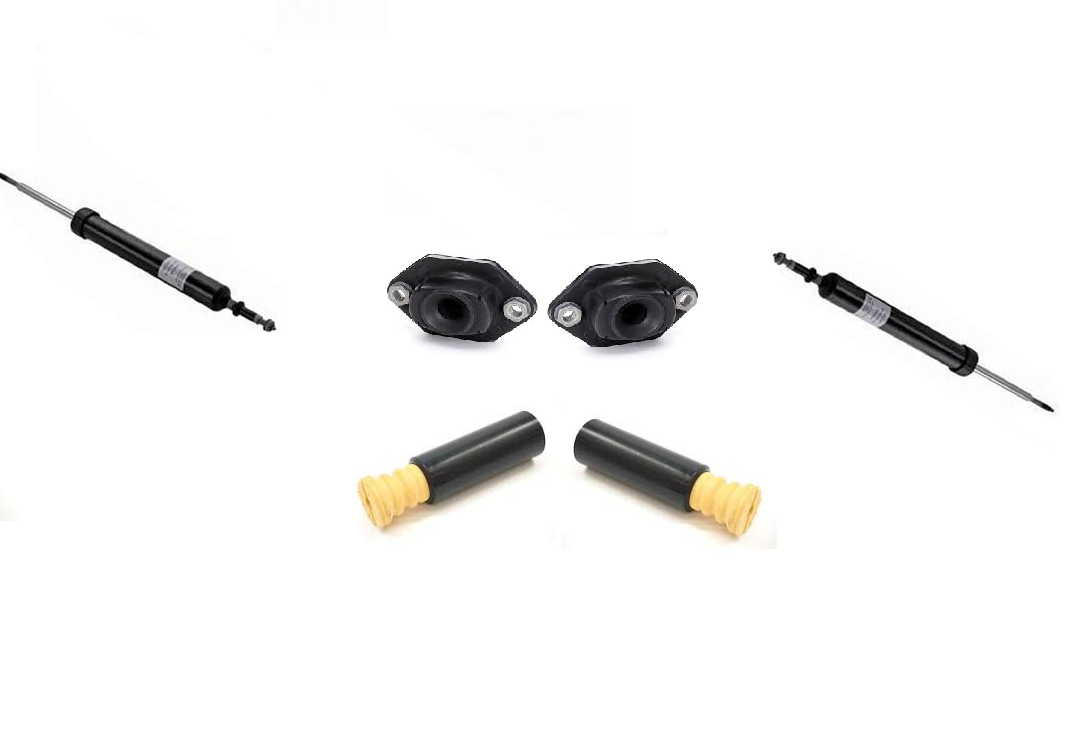 FOR BMW 3 SERIES E90 REAR SHOCK ABSORBERS STRUT MOUNTS BUMP STOPS KIT 05 - 11