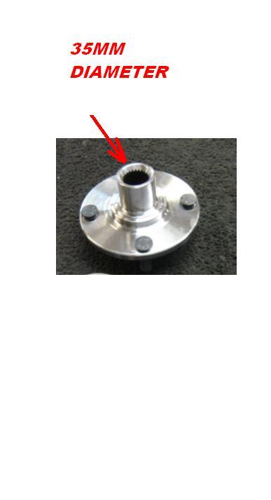 FORD FIESTA 1.6 RS XR2i 1.8 XR2i RS TURBO FRONT WHEEL BEARING HUB FLANGE