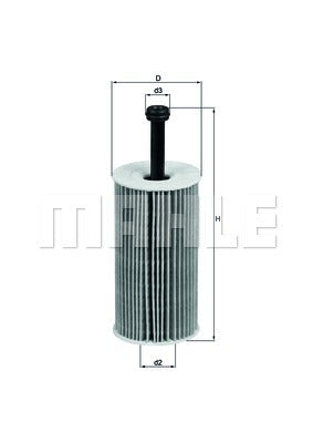 MAHLE OX 193D OIL  FILTER 