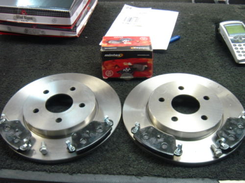 FORD MONDEO MK3 REAR BRAKE DISCS & MINTEX PADS 2004 to 2007 