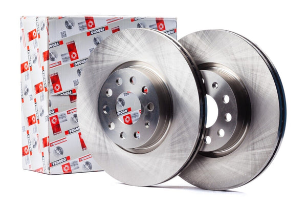2X GENUINE FERODO FRONT BRAKE DISCS AUDI A4 B7 A6 C5 EXEO- 320mm X30 DDF1705