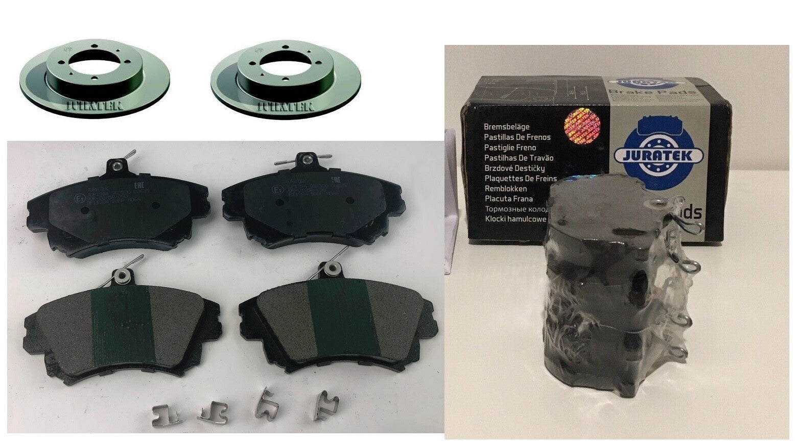 FIT FOR S40 S (MK1 FL (VS))  FRONT AND REAR PADS WITH REAR DISCS