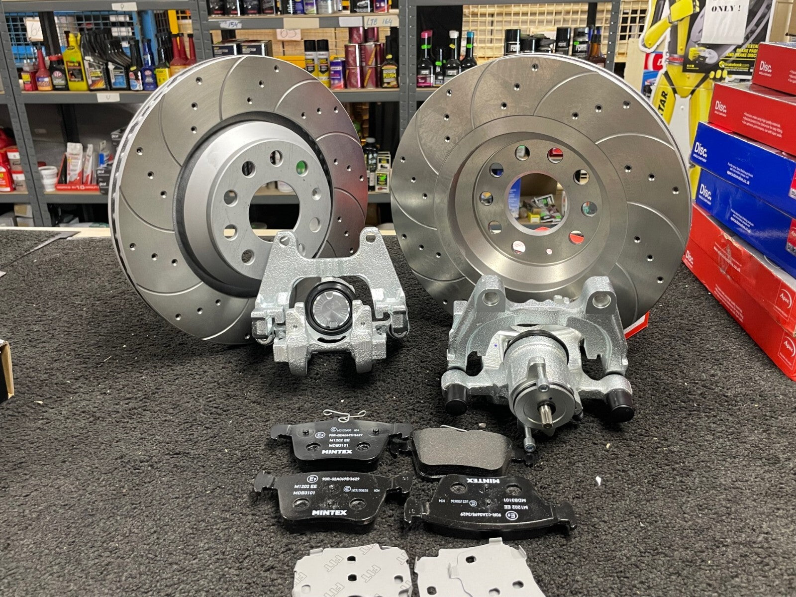 CC AUDI A3 S3 TT TDi TFSi VENTED REAR  BRAKE DISC CONVERSION 310M VENTED