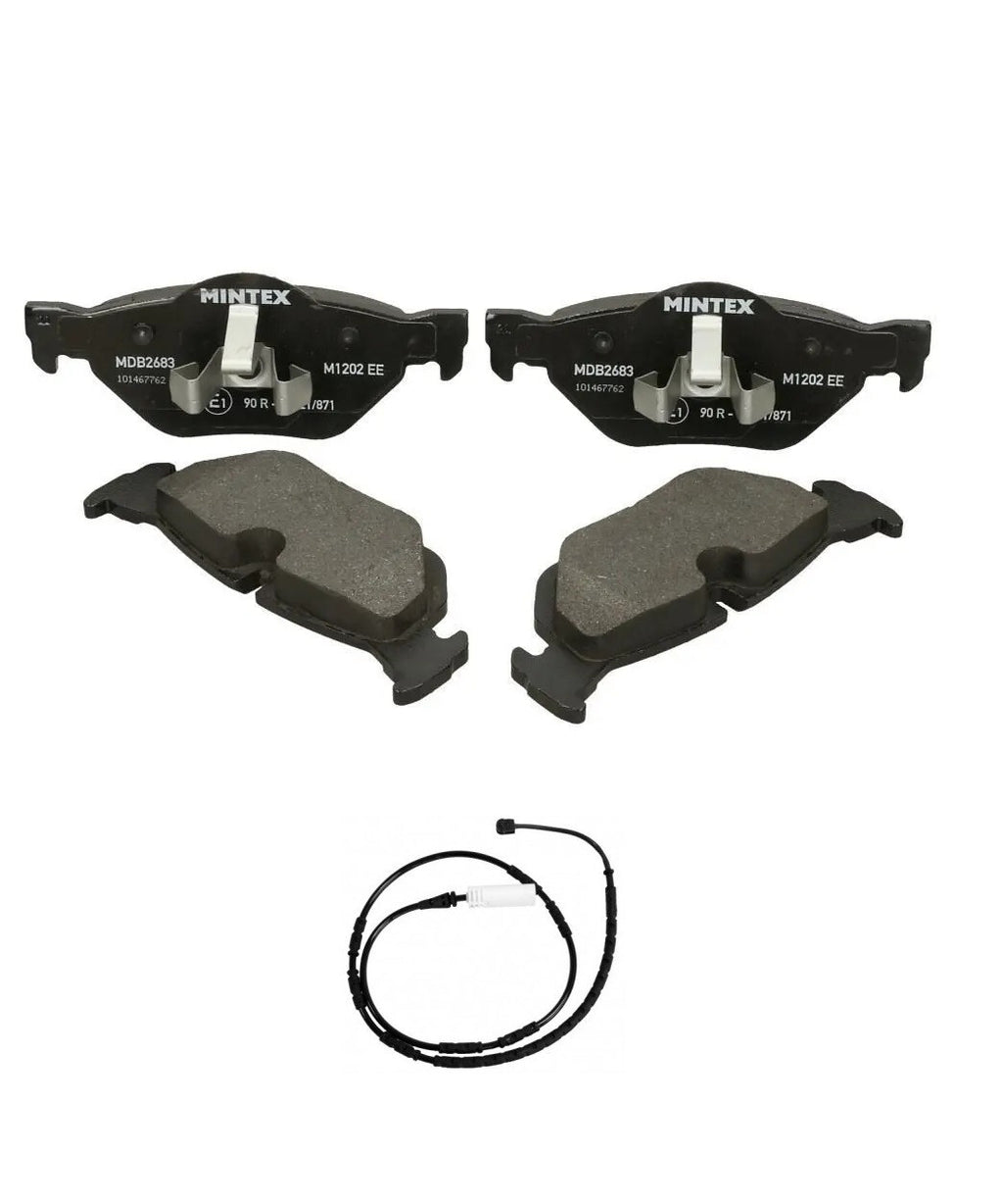 FOR BMW REAR BRAKE PADS + SENSOR 1 SERIES 118D EXCLUSIVE EDITION (MK1 FL (E82))