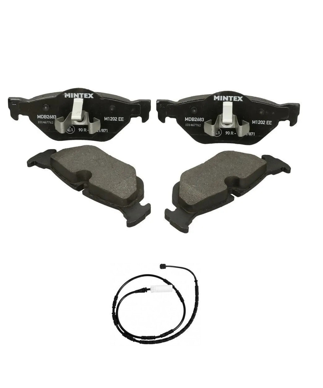 FOR BMW REAR BRAKE PADS + SENSOR 1 SERIES 118D EXCLUSIVE EDITION (MK1 FL (E82))