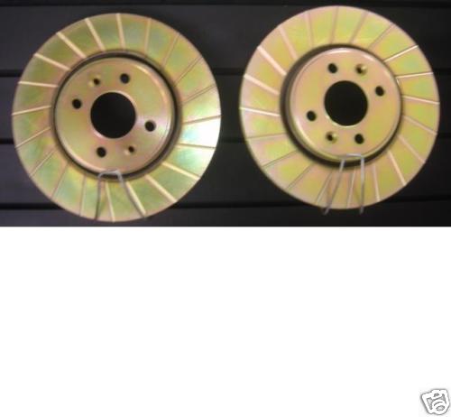MEGANE COUPE 16V  GROOVED BRAKE DISCS FRONT ZINC