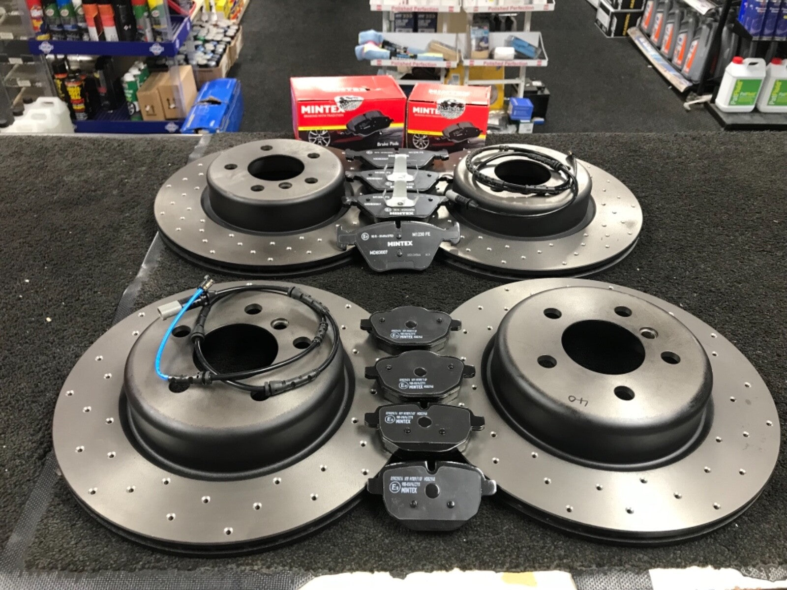 FOR BMW 6 SERIES 640D M SPORT GRAN COUPE (MK3 (F06)) FRONT REAR BRAKE DISC PAD
