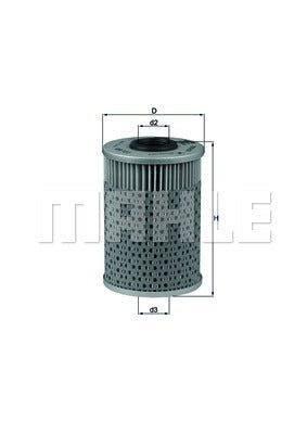 MAHLE OX 151D OIL  FILTER