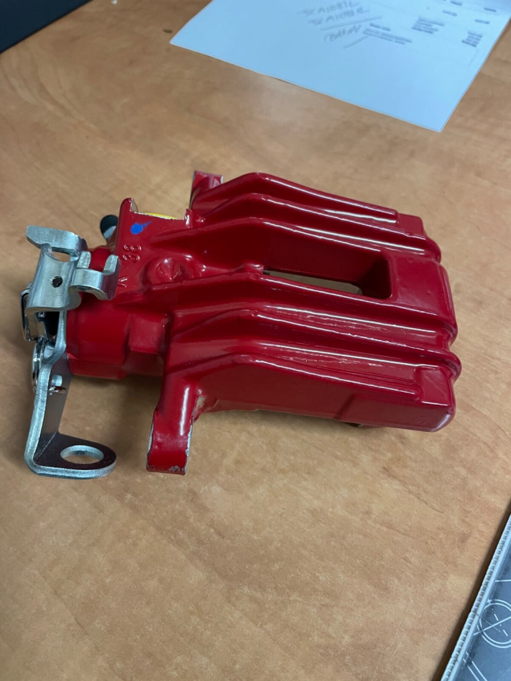 REAR BRAKE CALIPER RED FOR VW POLO MK3 BEETLE  1.6 1.9TD GTI WITH SOLID DISC RH