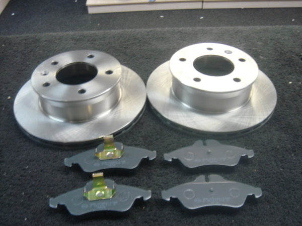 VW LT28 LT35 LT46 1997-2006 FRONT BRAKE DISCS PADS 276MM DIAMETER
