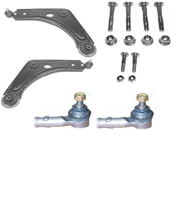 FORD ESCORT MK5 6 7 1990-2001 2 LOWER WISHBONE ARMS 2 TRACK ROD ENDS