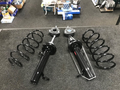 FORD FIESTA MK6 2002-07 2 FRONT SHOCK ABSORBER STRUT TOP MOUNTING COIL SPRING