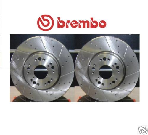 FOR LEXUS GS300 GS400 GS430 BREMBO  DRILLED & GROOVED BRAKE DISC 
