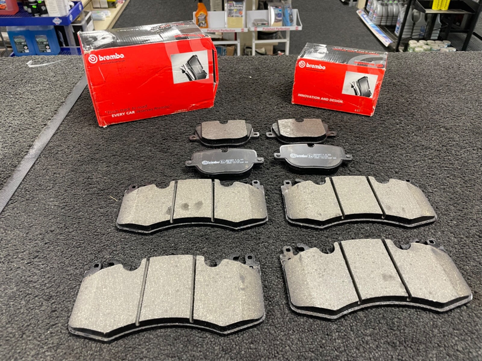 FOR RANGE ROVER BRAKE PAD BREMBO BRAKE PAD SET FRONT REAR
