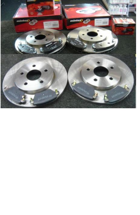 FOR FORD MONDEO V6 ST220 BRAKE DISC BRAKE PAD FRONT REAR MINTEX 