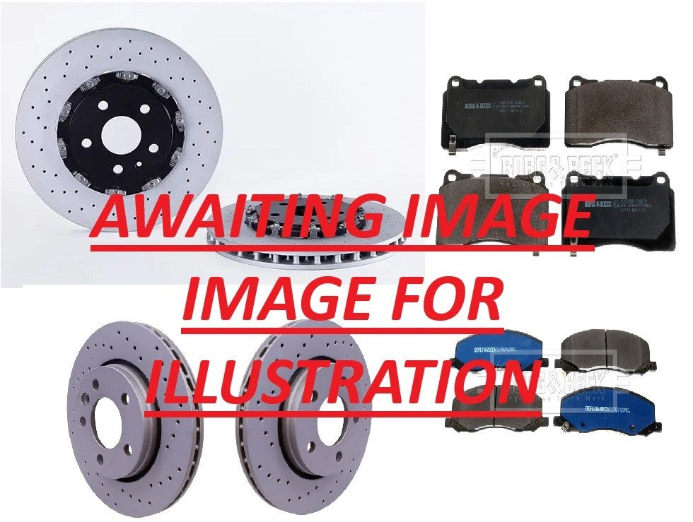 FRONT REAR PERFORMANCE DRILLED BRAKE DISCS PADS SET FIT INSIGNIA VXR 2.8 2013-