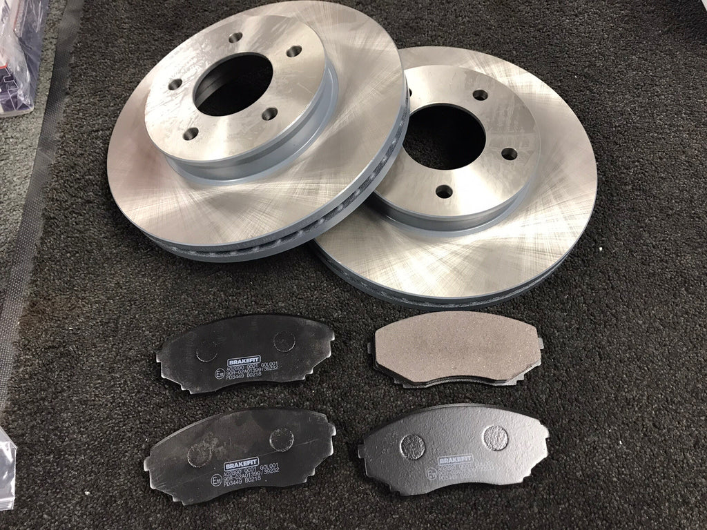 FOR MAZDA BONGO FRIENDIE FREDA IMPORT 2.5TD 4WD 2 BRAKE DISC FRONT BRAKE PAD