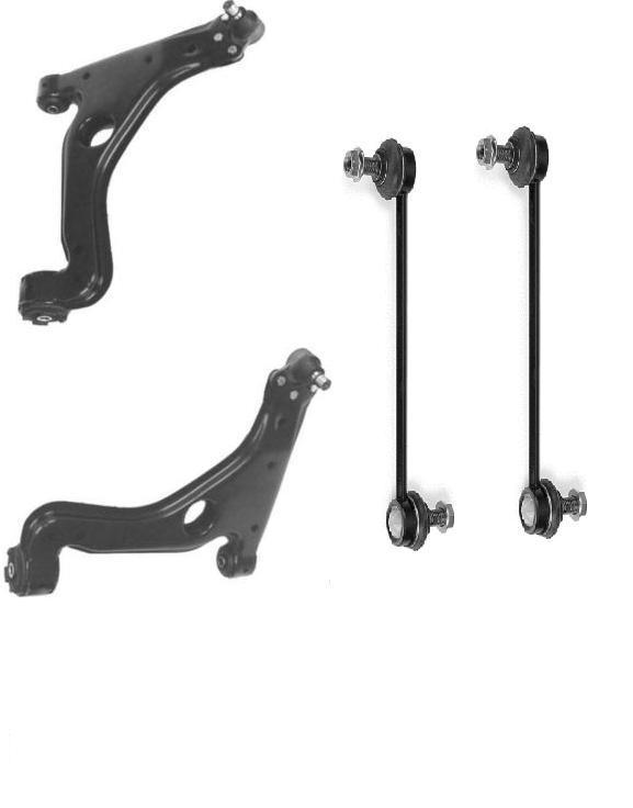 VAUXHAL VECTRA 1995-2002 2 LOWER WISHBONE ARMS 2 ANTI ROLL BAR LINKS 