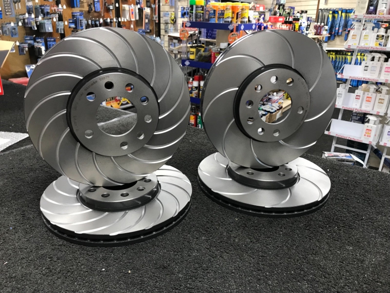  VAUXHALL VX220 SPEEDSTER BRAKE DISCS GROOVED PERFORMANCE FRONT REAR
