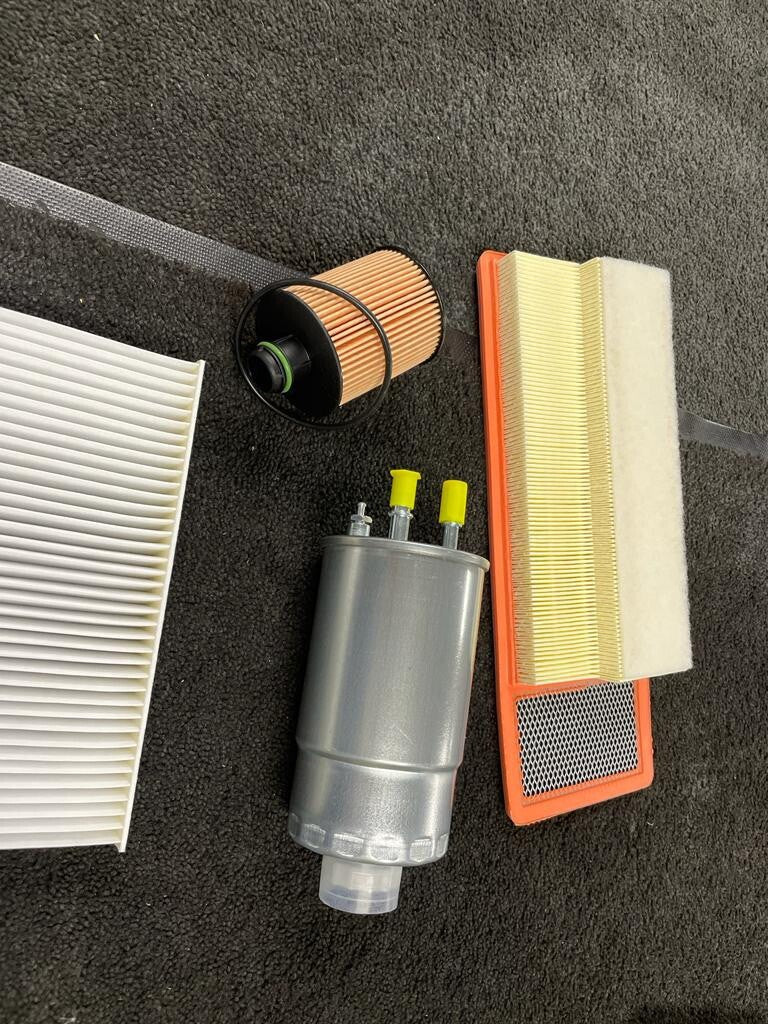 FOR CHRYSLER YPSILSON 1.3D SERVICE KIT OIL FILTER AIR FUEL POLLEN CABIN  FILTER