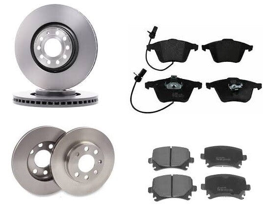 AUDI A4 B7 APEC BRAKE DISCS AND BRAKE PADS  FRONT REAR 320MM 288MM