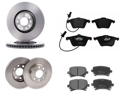 AUDI A4 B7 APEC BRAKE DISCS AND BRAKE PADS  FRONT REAR 320MM 288MM