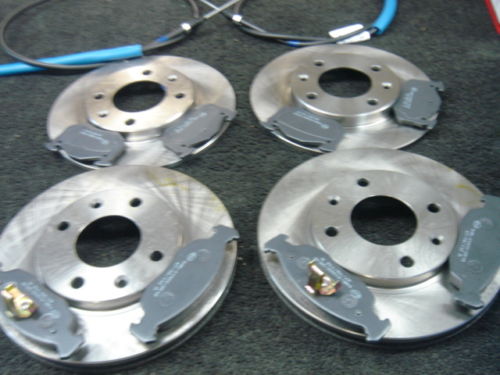 PEUGEOT 106 QUICKSILVER BRAKE DISCS & PADS FRONT & REAR