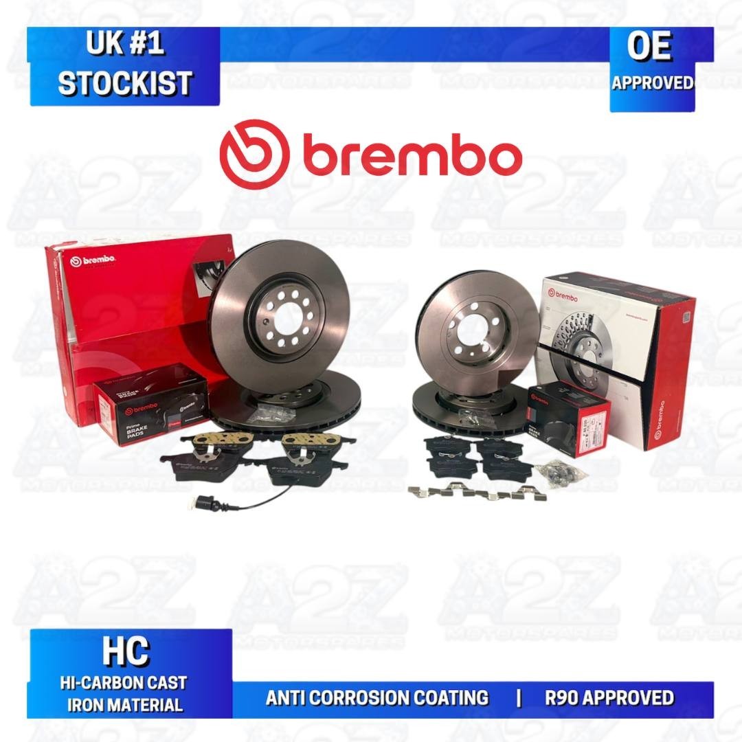 SKODA OCTAVIA 1.8T VRS BRAKE DISC BRAKE PADS BREMBO FRONT REAR 