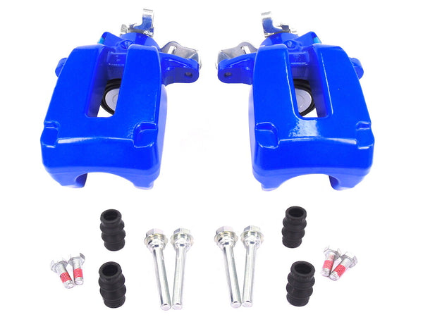 REAR BRAKE CALIPERS LH RH POWDER COATED BLUE SEAT LEON CUPRA R 02-06