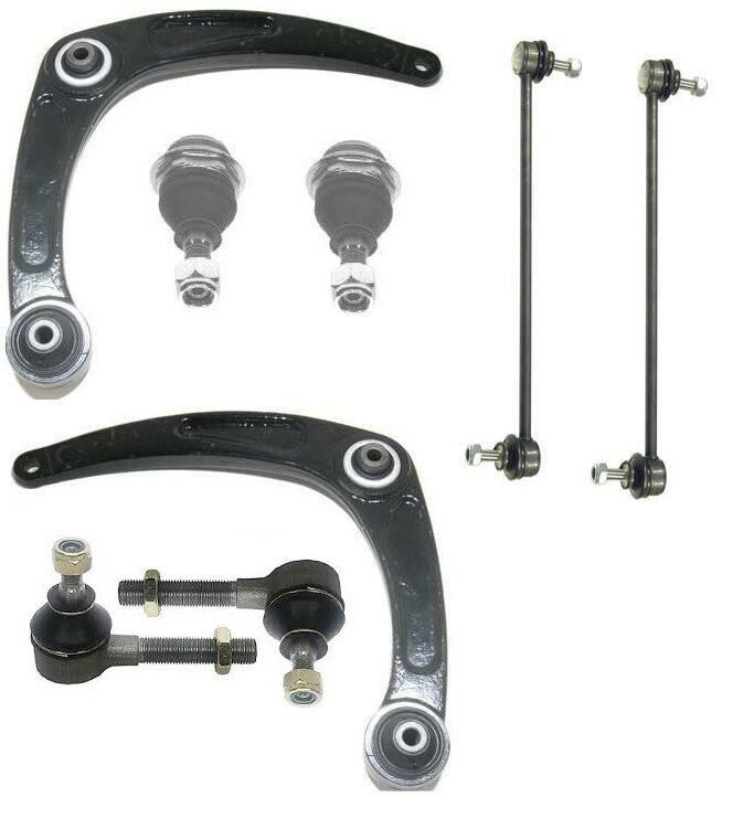 FOR PEUGEOT 307 FRONT LOWER SUSPENSION ARMS LINKS BALL JOINTS TRACK TIE ROD END