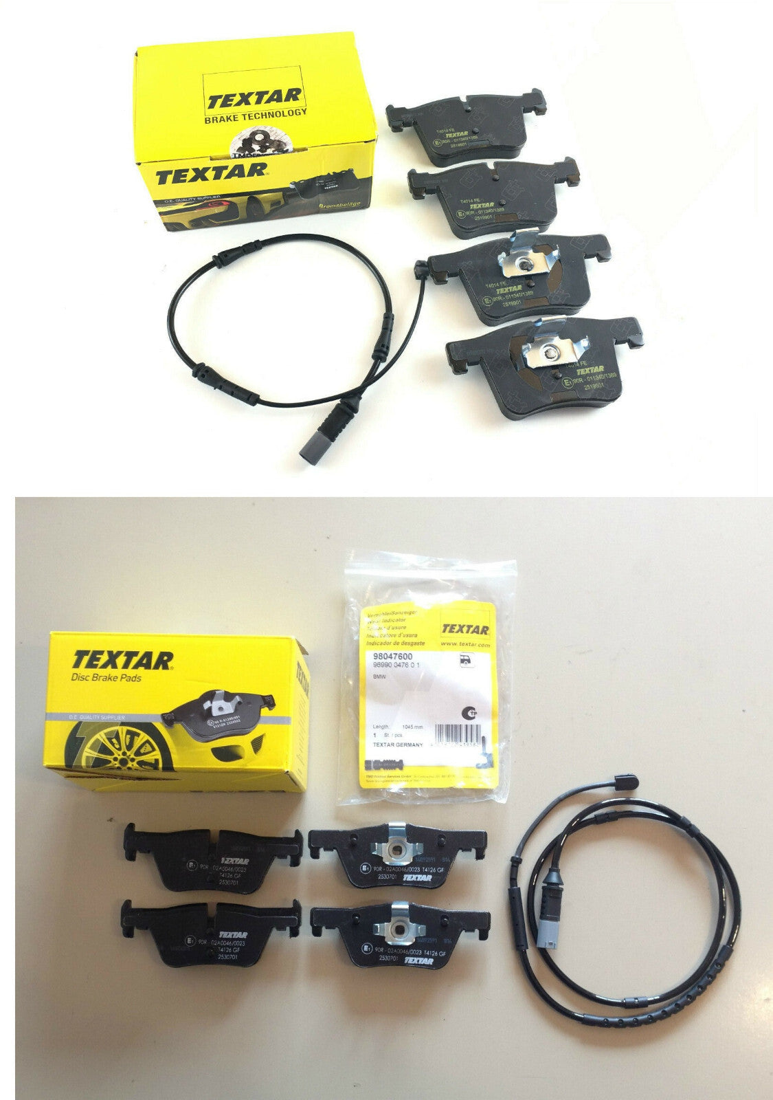 FOR  X3 XDRIVE30D SE MK2 F25 GENUINE TEXTAR O.E QUALITY FRONT + REAR BRAKE PADS