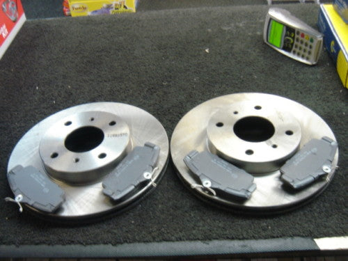  CIVIC 1.7 CDTI FRONT MINTEX BRAKE DISCS & PADS 4ST