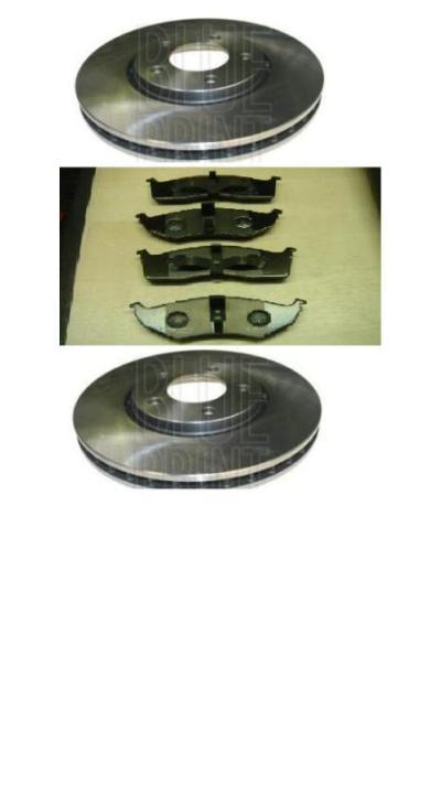 FIT FOR CHRYSLER VOYAGER 1995-2001 FRONT BRAKE DISCS BRAKE PADS SET 282MM