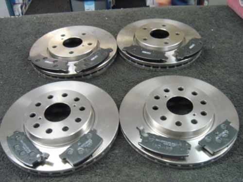 FOR TOYOTA MR2 GT T BAR 92 FRONT &REAR  BRAKE DISCS & PADS