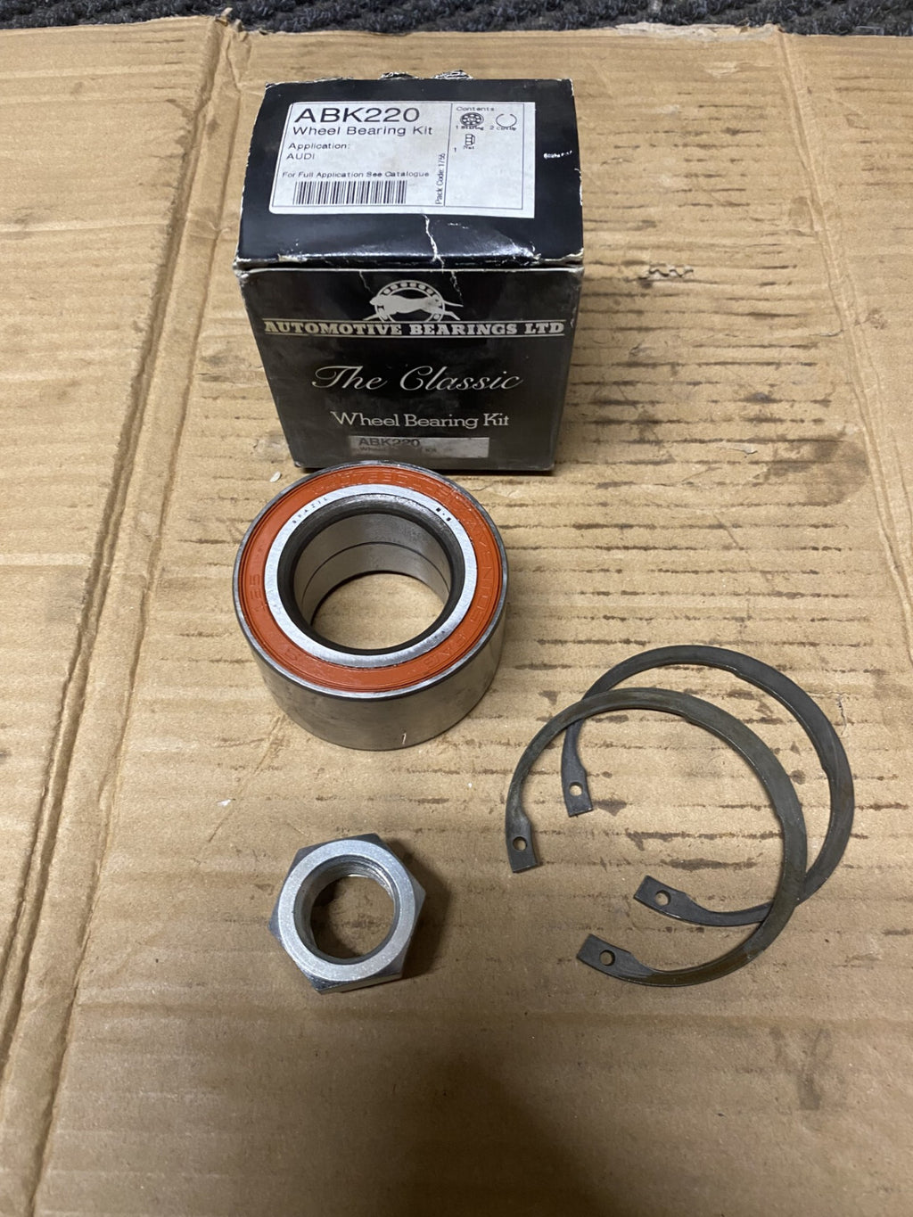 FRONT WHEEL BEARING KIT FITS AUDI 80 QUATTRO 1.8 B2 VW GOLF SYNCRO MK2 PASSAT