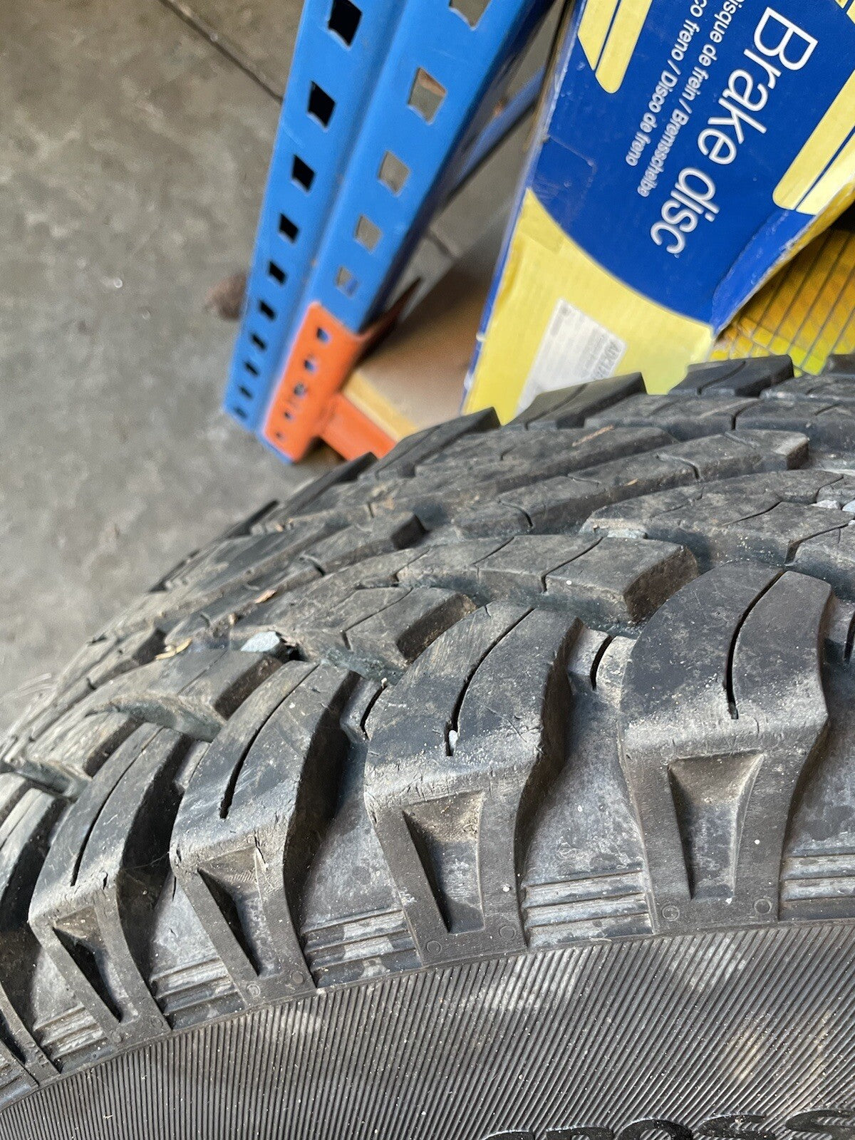 1 X FOR LAND ROVER DEFENDER SVX ALLOY WHEEL CROSS CONTI 235/85/16 C 8/9mm TREAD