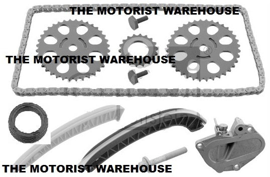 SEAT IBIZA 1.2 AZQ BME BXV 02-08 TIMING CHAIN KIT WITH GEARS AND OIL SEAL NEW