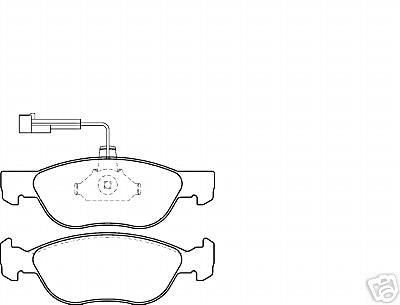 ALFA GTV 2.0 COUPE  BRAKE PADS FRONT MINTEX ATE MDB1829