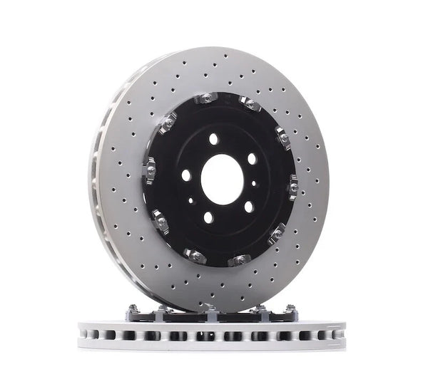 2 X PERFORMANCE FLOATING FRONT BRAKE DISC AUDI RS4 B7 QUATTRO 365mm