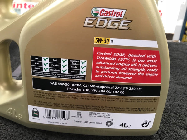 Cabin + air + Oil Filter BMW F10 535d  + Castrol Edge 5W-30 8 liters