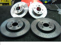  FOR FIAT COUPE 20V TURBO  BRAKE DISC CROSS DRILLED  BRAKE DISC FRONT AND REAR 