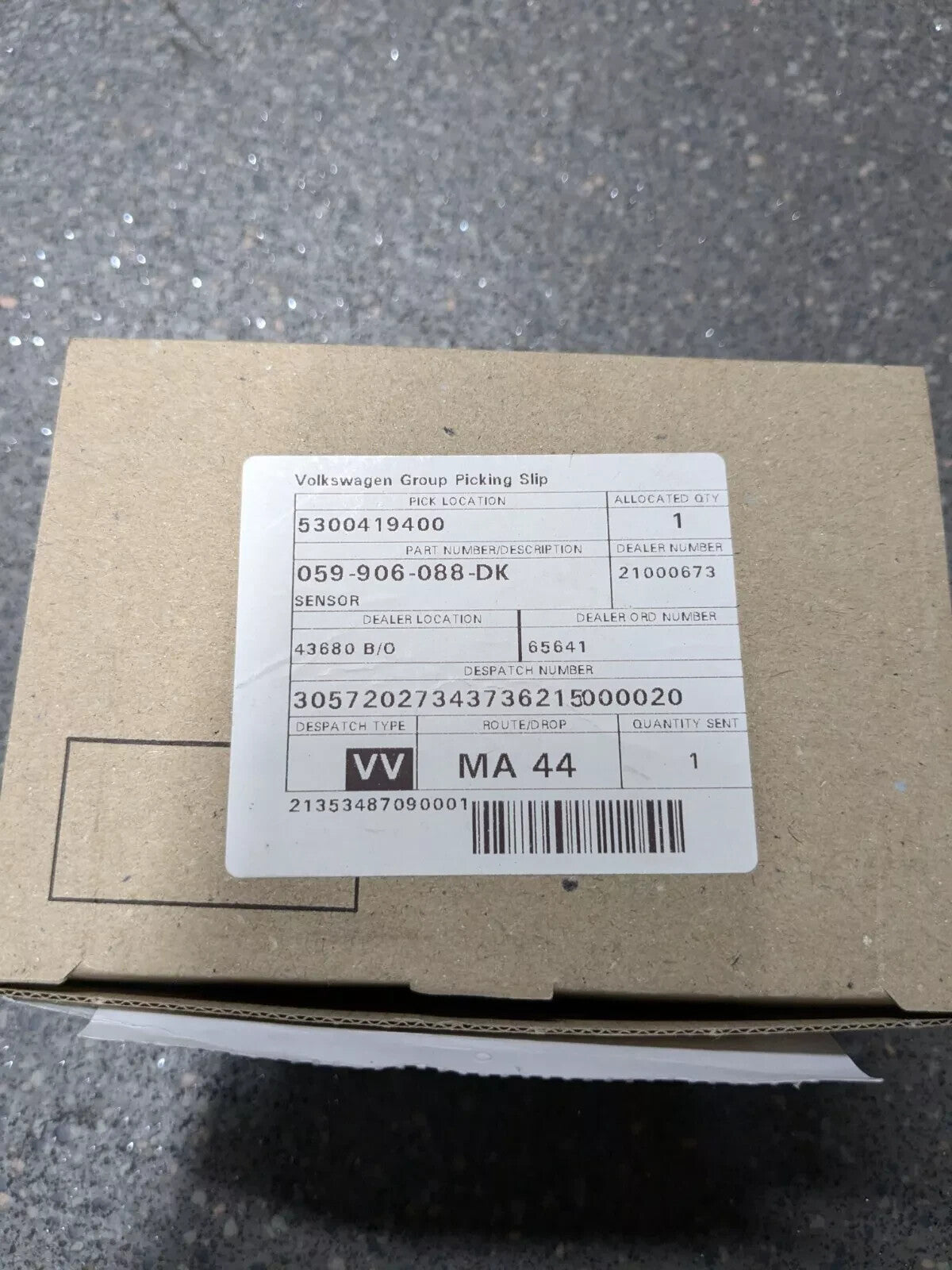 AUDI A4 A5 A6 A7 A8 Q5 Q7 Q8 VW TOUAREG EXHAUST GAS TEMP SENDER 059906088DK