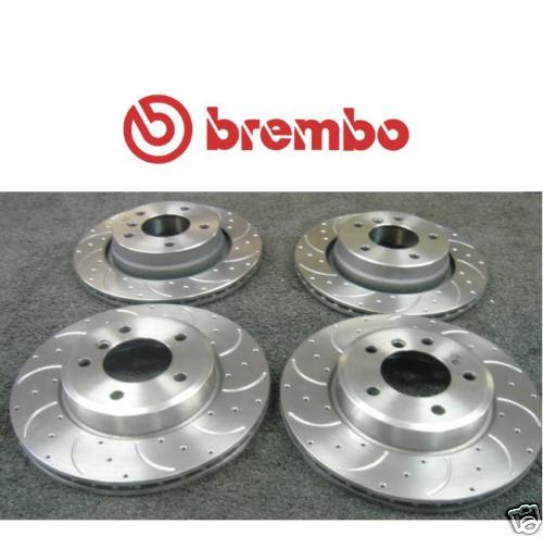 BMW 318 320 323  BREMBO DRILLED GROOVED BRAKE DISC PADS